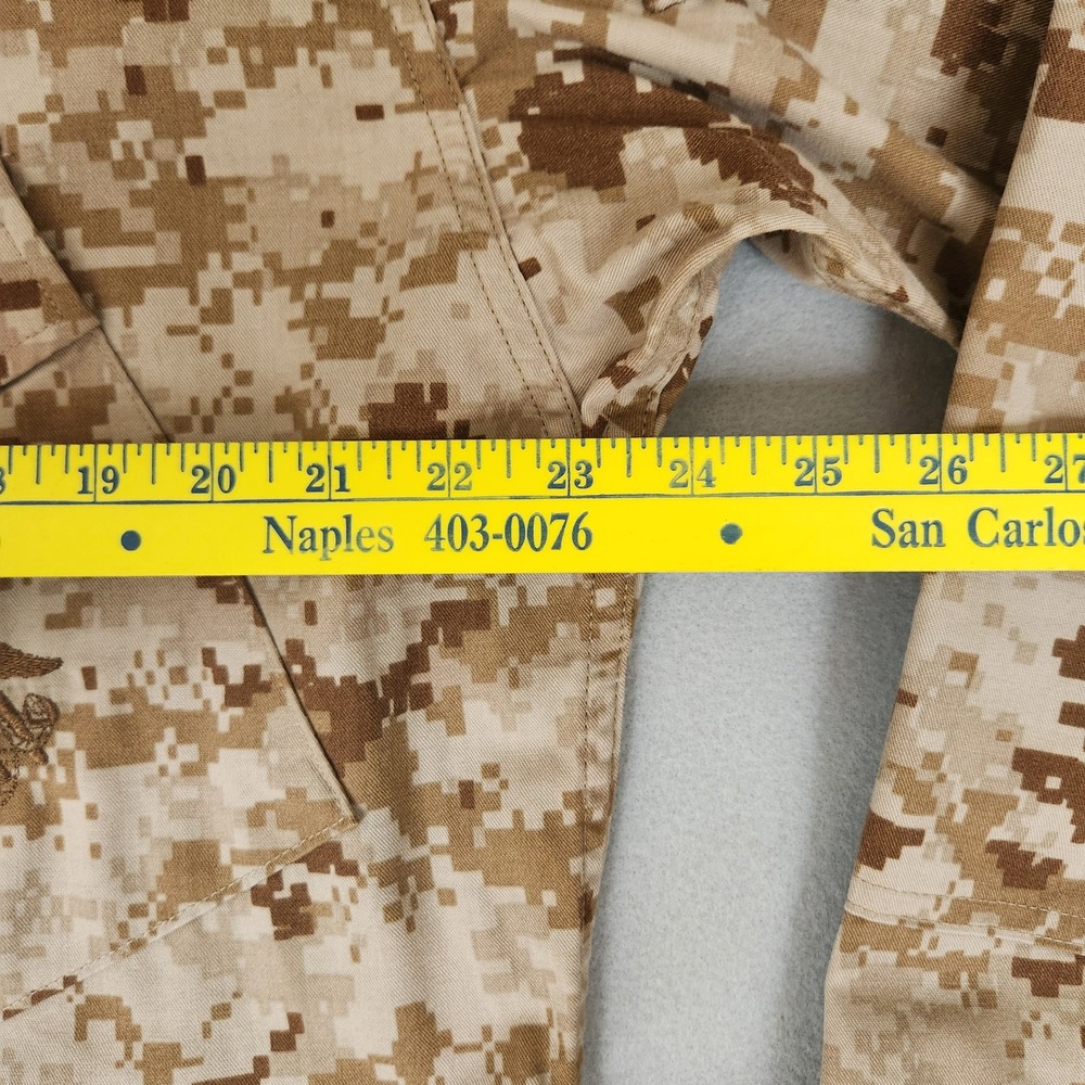 USMC MARPAT Desert Digital Camo Combat Jacket American Apparel Medium Long - Picture 6 of 7